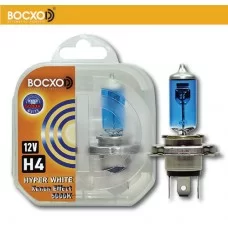 Галогенная лампа BOCXOD H4 HYPER WHITE 5000K